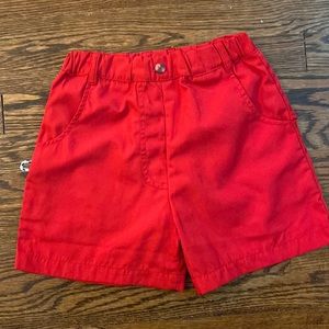 Prodoh boys red fishing shorts size 8 EUC